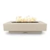 Top Fires Del Mar 72-Inch Rectangular GFRC Gas Fire Pit - Electronic