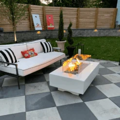 Top Fires Del Mar 84-Inch Rectangular GFRC Gas Fire Pit - Electronic -Dimplex Officials top fires del mar 84 inch rectangular gfrc gas fire pit electronic 29695068635230