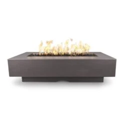 Top Fires Del Mar 96-Inch Rectangular GFRC Gas Fire Pit - Electronic -Dimplex Officials top fires del mar 96 inch rectangular gfrc gas fire pit electronic 29695078170718