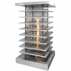 Top Fires High-Rise 72-Inch Tall Fire Tower - Electronic -Dimplex Officials top fires high rise 72 tall fire tower electronic 28666615267422
