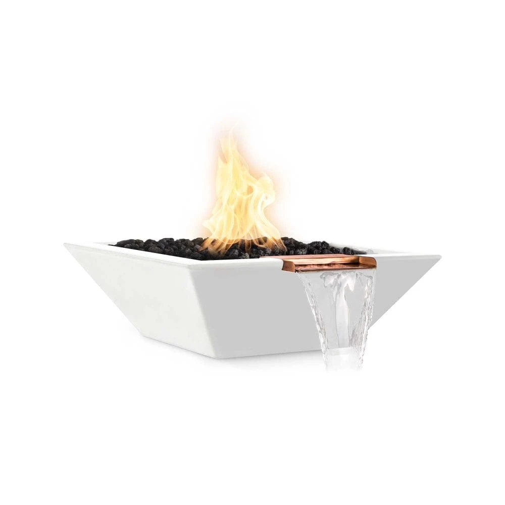 Top Fires Maya 30-Inch Square Concrete Gas Fire And Water Bowl - Electronic (OPT-30SFWE) 6 Top Fires Maya 30-Inch Square Concrete Gas Fire And Water Bowl - Electronic (OPT-30SFWE) - Image 6