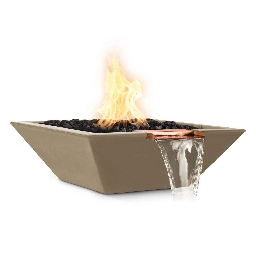 Top Fires Maya 30-Inch Square Concrete Gas Fire And Water Bowl - Electronic (OPT-30SFWE) 10 Top Fires Maya 30-Inch Square Concrete Gas Fire And Water Bowl - Electronic (OPT-30SFWE) - Image 10