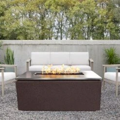 Top Fires Merona 46-Inch Rectangular Fire Pit With Stainless Steel Top - Match Lit (TOP-MC4622) 15 Top Fires Merona 46-Inch Rectangular Fire Pit With Stainless Steel Top - Match Lit (TOP-MC4622) -Dimplex Officials top fires merona 46 inch rectangular fire pit with stainless steel top match lit top mc4622 29572480827486