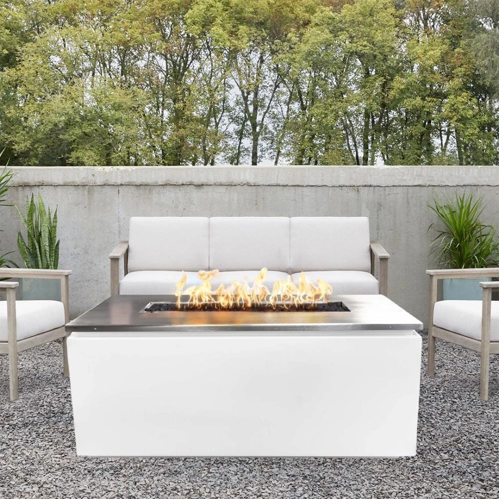 Top Fires Merona 46-Inch Rectangular Fire Pit With Stainless Steel Top - Match Lit (TOP-MC4622) 5 Top Fires Merona 46-Inch Rectangular Fire Pit With Stainless Steel Top - Match Lit (TOP-MC4622) - Image 5