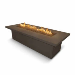 Top Fires Newport Rectangular Concrete Gas Fire Table - Match Lit -Dimplex Officials top fires newport rectangular concrete gas fire table match lit 29699878486110