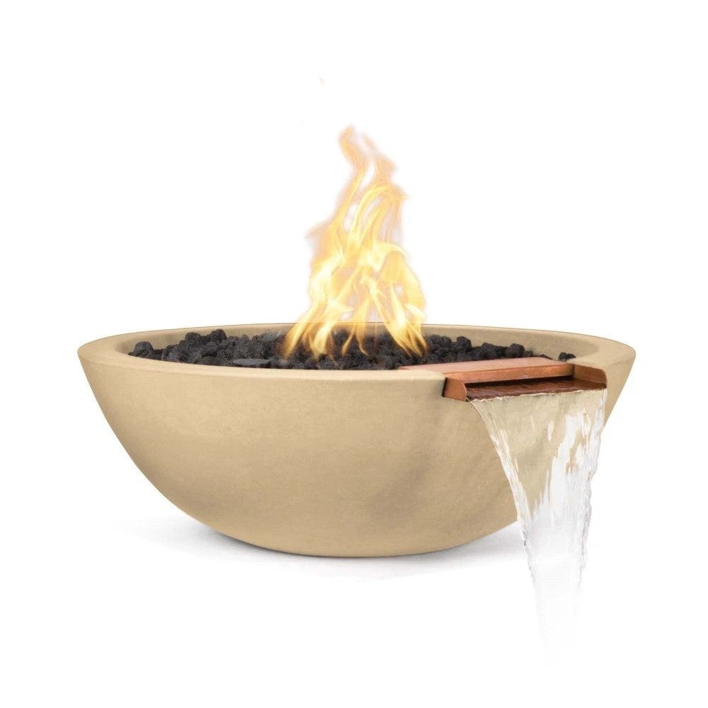 Top Fires Sedona 33-Inch Round Concrete Gas Fire And Water Bowl - Match Lit (OPT-33RFW) 14 Top Fires Sedona 33-Inch Round Concrete Gas Fire And Water Bowl - Match Lit (OPT-33RFW) - Image 14