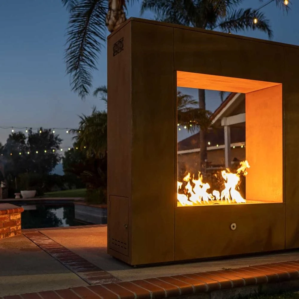 Top Fires The Williams Outdoor Gas Fireplace With Electronic Ignition - 3 Sizes 4 Top Fires The Williams Outdoor Gas Fireplace With Electronic Ignition - 3 Sizes - Image 4