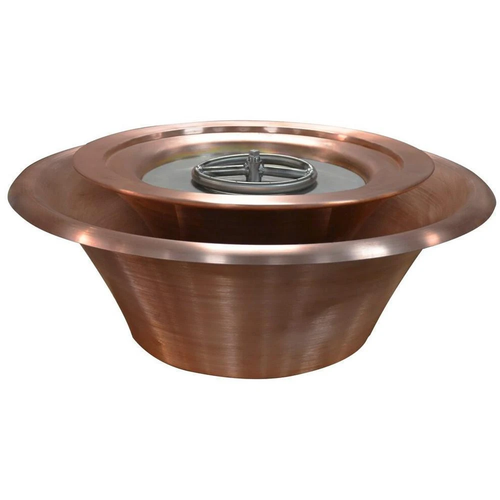 Top Fires Cazo 36-Inch 360 Spillway Copper Gas Fire And Water Bowl - Match Lit (OPT-36FW360) 1 Top Fires Cazo 36-Inch 360 Spillway Copper Gas Fire And Water Bowl - Match Lit (OPT-36FW360)