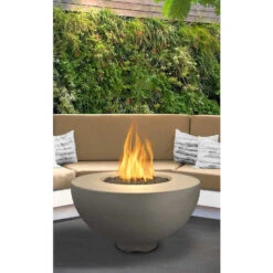 Top Fires Sienna 37-Inch GFRC Gas Fire Pit - Match Lit (OPT-RF37) -Dimplex Officials top fires top fires 37 sienna gfrc gas fire pit match lit opt rf37 11812226564190