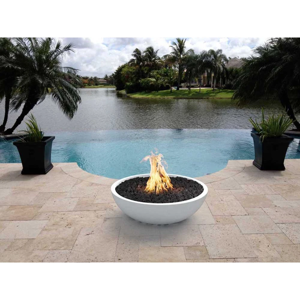 Top Fires Sedona 48-Inch Round GFRC Gas Fire Pit - Match Lit (OPT-SED48) 2 Top Fires Sedona 48-Inch Round GFRC Gas Fire Pit - Match Lit (OPT-SED48) - Image 2