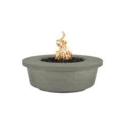 Top Fires Tempe 48-Inch GFRC Gas Fire Pit - Match Lit (OPT-TEM48) -Dimplex Officials top fires top fires 48 tempe gfrc gas fire pit match lit opt tem48 liquid propane ash 11820601507934