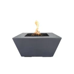 Top Fires Redan 50-Inch GFRC Gas Fire Pit - Match Lit (OPT-RDN50) -Dimplex Officials top fires top fires 50 redann gfrc gas fire pit match lit opt rdn50 liquid propane gray 11820621725790