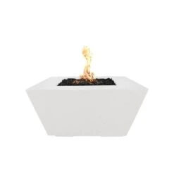 Top Fires Redan 50-Inch GFRC Gas Fire Pit - Match Lit (OPT-RDN50) -Dimplex Officials top fires top fires 50 redann gfrc gas fire pit match lit opt rdn50 liquid propane limestone 11820622086238
