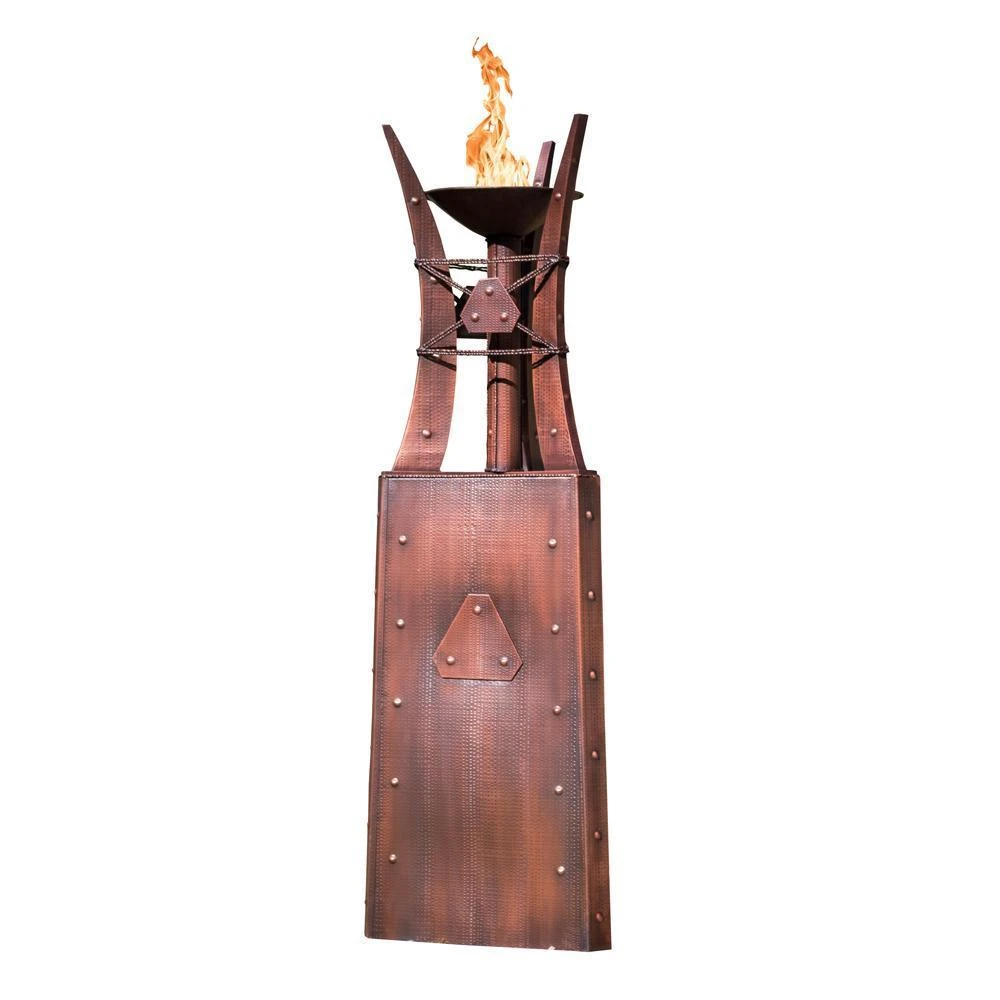 Top Fires Bastille 87-Inch Copper Fire Tower - Electronic (OPT-FTWR3EKIT) 1 Top Fires Bastille 87-Inch Copper Fire Tower - Electronic (OPT-FTWR3EKIT)