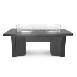 Top Fires Alameda 78-Inch Rectangular Steel Gas Fire Pit Table - Match Lit 9 Top Fires Alameda 78-Inch Rectangular Steel Gas Fire Pit Table - Match Lit -Dimplex Officials top fires top fires alameda 78 rectangular steel gas fire pit table match lit liquid propane black 27981201997918