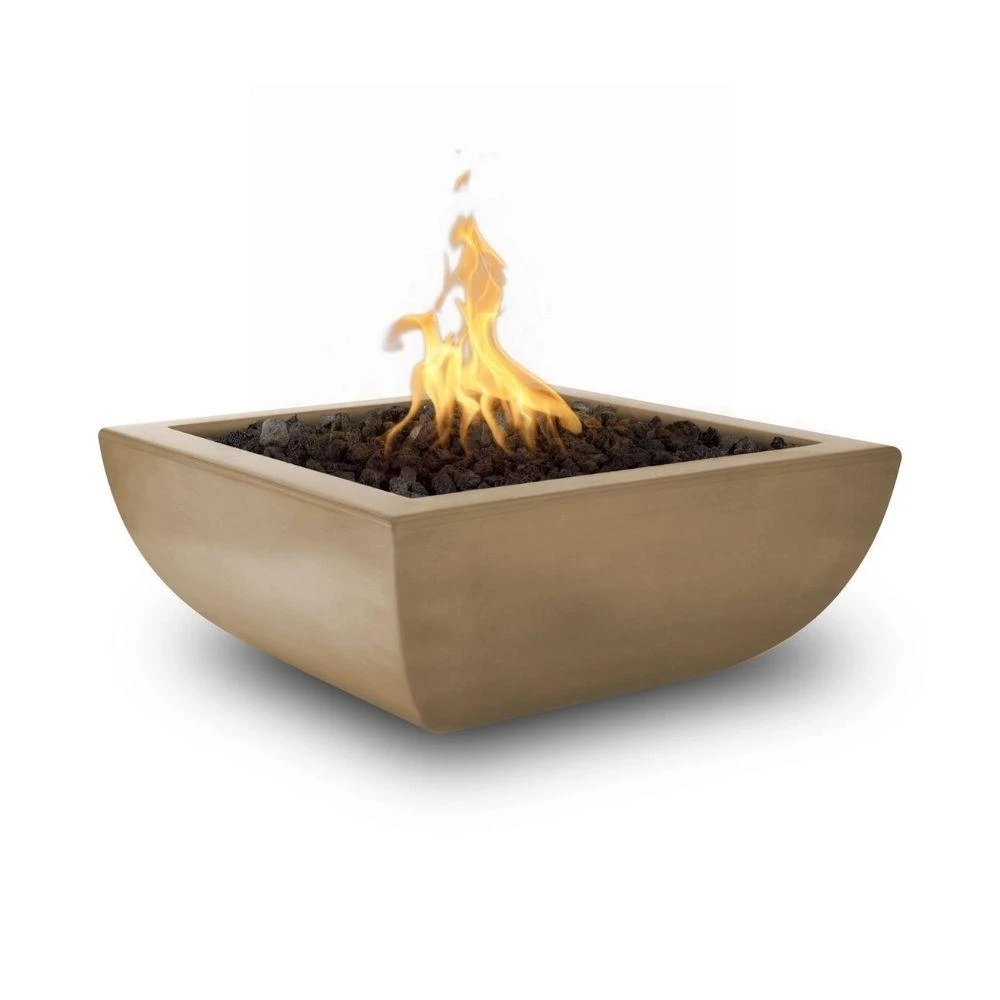 Top Fires Avalon 24-Inch Square Concrete Gas Fire Bowl - Match Lit 3 Top Fires Avalon 24-Inch Square Concrete Gas Fire Bowl - Match Lit - Image 3