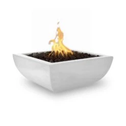 Top Fires Avalon 24-Inch Square Concrete Gas Fire Bowl - Match Lit 25 Top Fires Avalon 24-Inch Square Concrete Gas Fire Bowl - Match Lit -Dimplex Officials top fires top fires avalon 24 square concrete gas fire bowl match lit 27945267822686