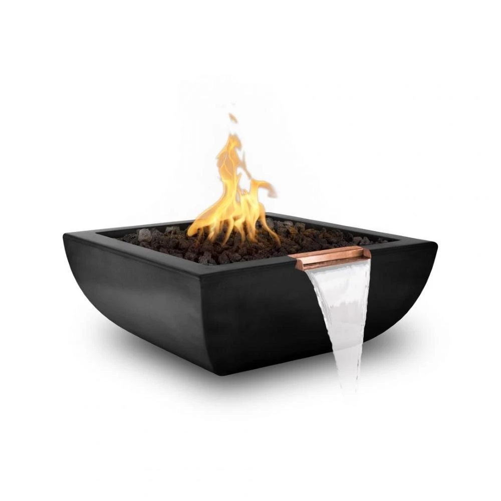 Top Fires Avalon 36-Inch Square Concrete Gas Fire And Water Bowl - Match Lit 6 Top Fires Avalon 36-Inch Square Concrete Gas Fire And Water Bowl - Match Lit - Image 6