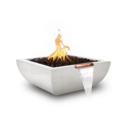 Top Fires Avalon 36-Inch Square Concrete Gas Fire And Water Bowl - Match Lit 20 Top Fires Avalon 36-Inch Square Concrete Gas Fire And Water Bowl - Match Lit -Dimplex Officials top fires top fires avalon 36 square concrete gas fire and water bowl match lit 14776648138846