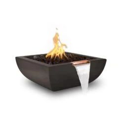 Top Fires Avalon 36-Inch Square Concrete Gas Fire And Water Bowl - Match Lit 22 Top Fires Avalon 36-Inch Square Concrete Gas Fire And Water Bowl - Match Lit -Dimplex Officials top fires top fires avalon 36 square concrete gas fire and water bowl match lit 14776648171614