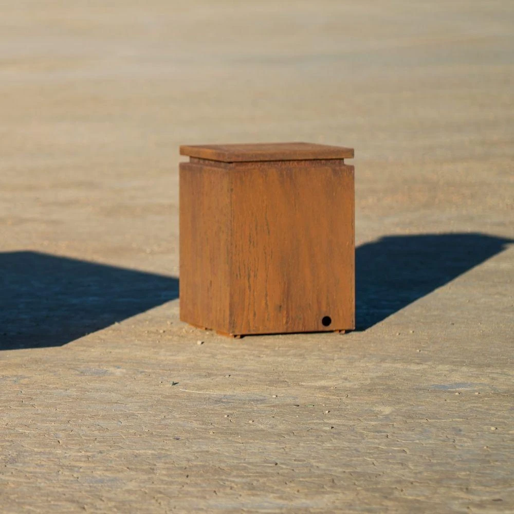 Top Fires Corten Steel Propane Tank Enclosure 2 Top Fires Corten Steel Propane Tank Enclosure - Image 2