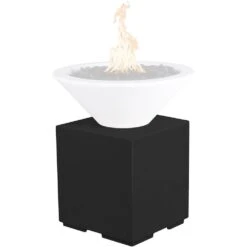 Top Fires GFRC Pillar For Fire Bowls (OPT-GFRCSTAND) -Dimplex Officials top fires top fires gfrc pillar for fire bowls opt gfrcstnd black 11951521628254