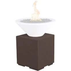 Top Fires GFRC Pillar For Fire Bowls (OPT-GFRCSTAND) -Dimplex Officials top fires top fires gfrc pillar for fire bowls opt gfrcstnd chocolate 11951524970590