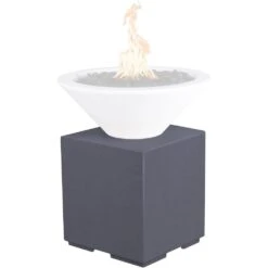 Top Fires GFRC Pillar For Fire Bowls (OPT-GFRCSTAND) -Dimplex Officials top fires top fires gfrc pillar for fire bowls opt gfrcstnd gray 11951521923166