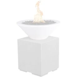 Top Fires GFRC Pillar For Fire Bowls (OPT-GFRCSTAND) -Dimplex Officials top fires top fires gfrc pillar for fire bowls opt gfrcstnd limestone 11951522676830