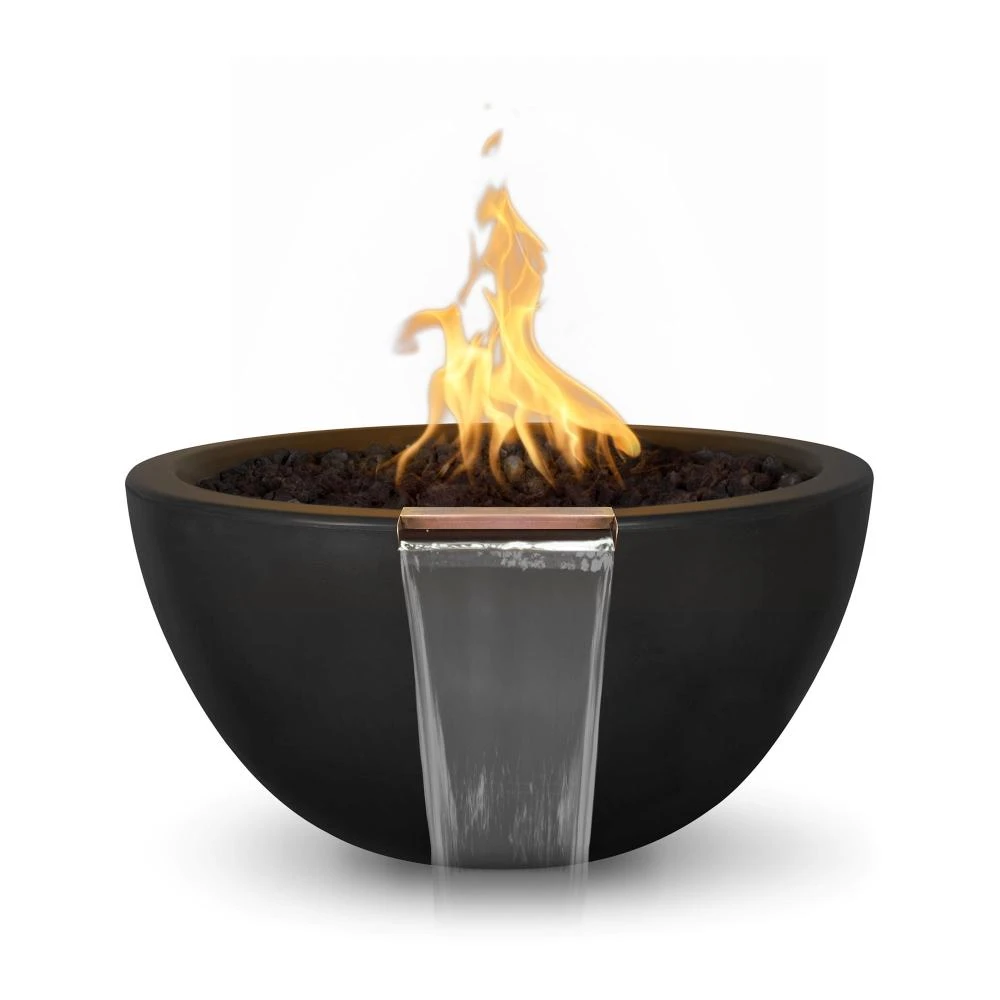 Top Fires Luna Round Concrete Gas Fire And Water Bowl - Match Lit 8 Top Fires Luna Round Concrete Gas Fire And Water Bowl - Match Lit - Image 8