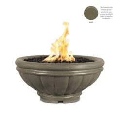 Top Fires Round Roma GFRC Gas Fire Bowl - Match Lit 23 Top Fires Round Roma GFRC Gas Fire Bowl - Match Lit -Dimplex Officials top fires top fires round roma gfrc gas fire pit match lit liquid propane 24 ash 11824102211678