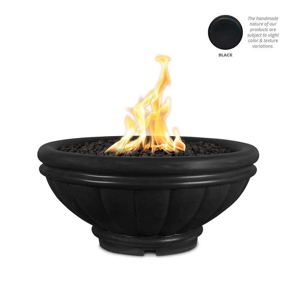 Top Fires Round Roma GFRC Gas Fire Bowl - Match Lit 3 Top Fires Round Roma GFRC Gas Fire Bowl - Match Lit - Image 3