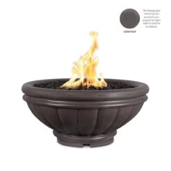 Top Fires Round Roma GFRC Gas Fire Bowl - Match Lit 28 Top Fires Round Roma GFRC Gas Fire Bowl - Match Lit -Dimplex Officials top fires top fires round roma gfrc gas fire pit match lit liquid propane 24 chestnut 11824104800350