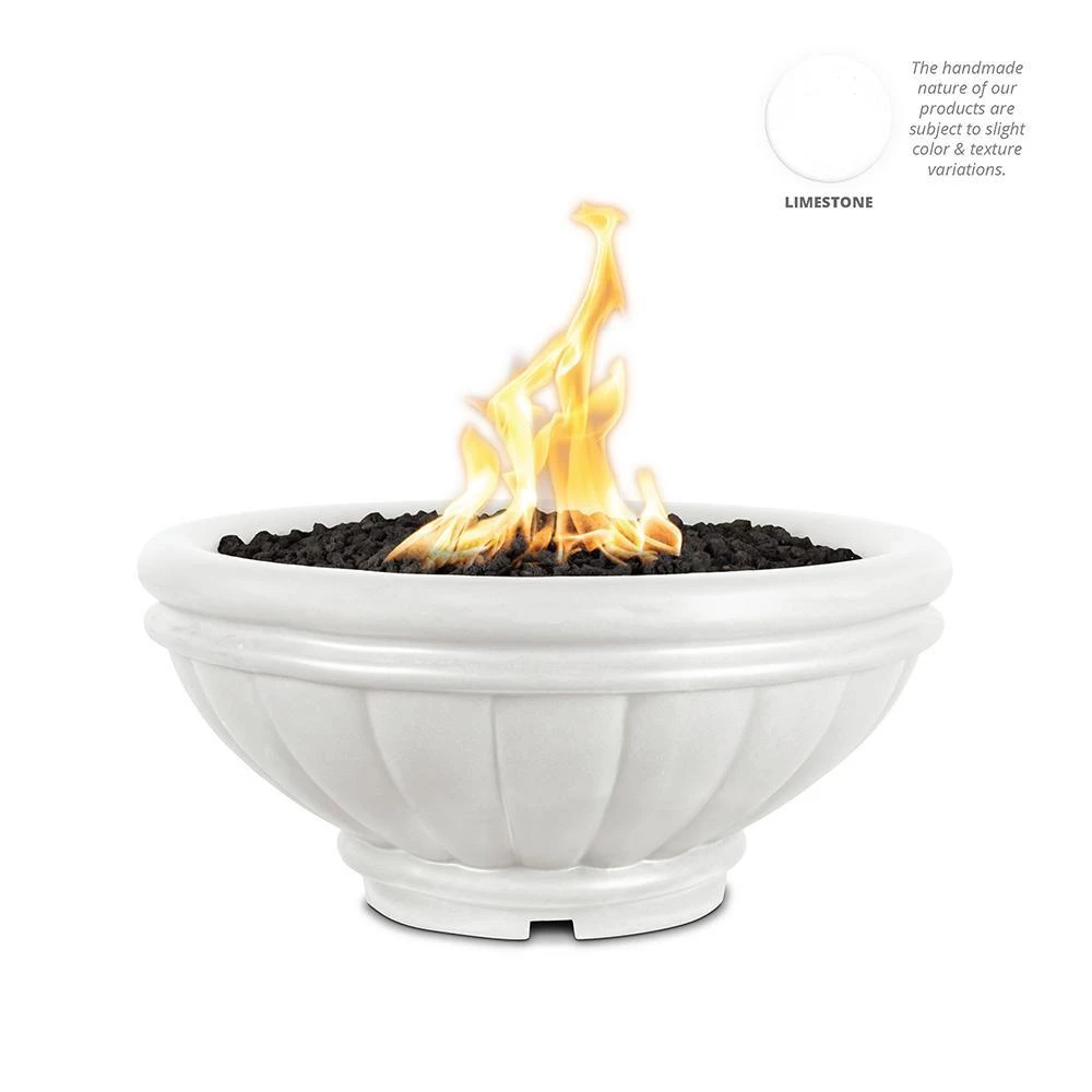 Top Fires Round Roma GFRC Gas Fire Bowl - Match Lit 7 Top Fires Round Roma GFRC Gas Fire Bowl - Match Lit - Image 7