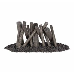 Top Fires Upright Steel Logs For Gas Fire Pits