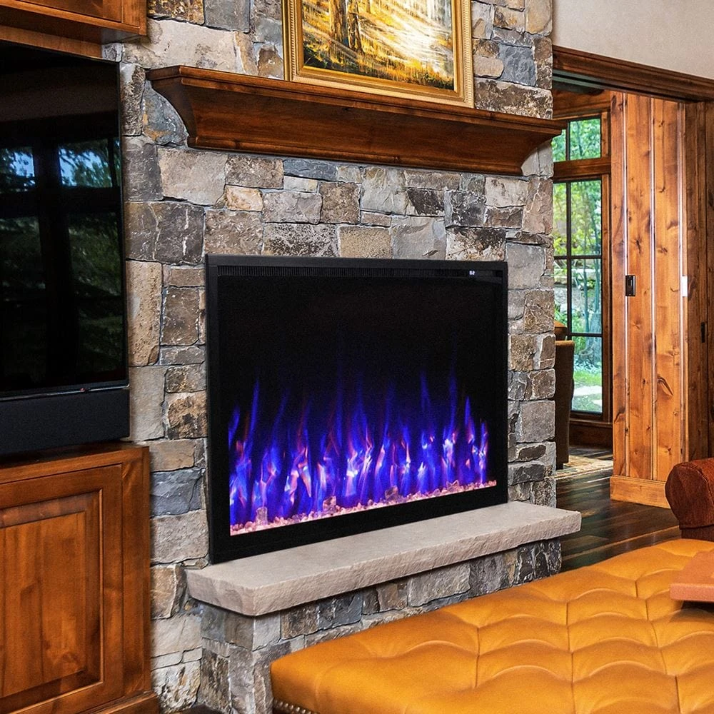 Touchstone Forte Elite 40-Inch Recessed/Wall Mounted Smart Electric Fireplace (#80052) 4 Touchstone Forte Elite 40-Inch Recessed/Wall Mounted Smart Electric Fireplace (#80052) - Image 4