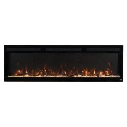Touchstone Fury Series Slim Recessed Smart Electric Fireplace -Dimplex Officials touchstone fury series slim recessed smart electric fireplace 30410859348062