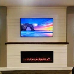 Touchstone Fury Series Slim Recessed Smart Electric Fireplace -Dimplex Officials touchstone fury series slim recessed smart electric fireplace 57 inches wide 80055 631361800550 30397546659934