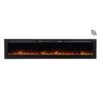 Touchstone Sideline 100-Inch Recessed Smart Electric Fireplace (#80032)