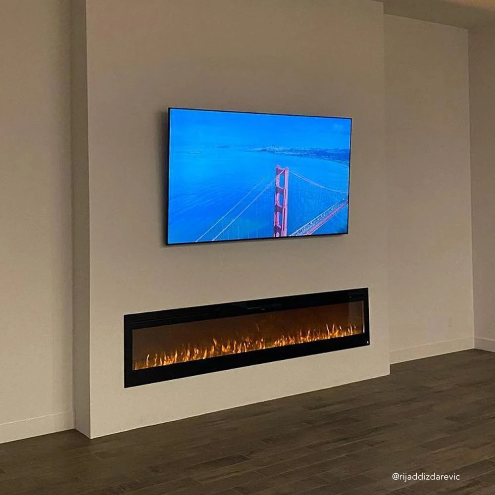 Touchstone Sideline 100-Inch Recessed Smart Electric Fireplace (#80032) 4 Touchstone Sideline 100-Inch Recessed Smart Electric Fireplace (#80032) - Image 4