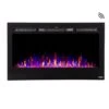 Touchstone Sideline 36-Inch Recessed Smart Electric Fireplace (#80014)