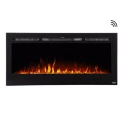 Touchstone Sideline 40-Inch Recessed Smart Electric Fireplace (#80027)