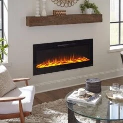 Touchstone Sideline 50-Inch Recessed Smart Electric Fireplace (#80004) -Dimplex Officials touchstone sideline 50 inch recessed electric fireplace 80004 80004 6 31361 80004 8 28835574349918