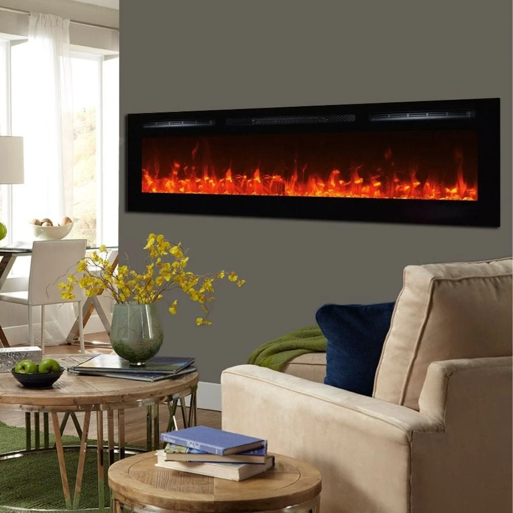 Touchstone Sideline 72-Inch Recessed Smart Electric Fireplace (#80015) 2 Touchstone Sideline 72-Inch Recessed Smart Electric Fireplace (#80015) - Image 2