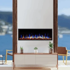 Touchstone Sideline Elite Outdoor 60-Inch Recessed/Wall Mounted Smart Electric Fireplace, No Heat (80049) -Dimplex Officials touchstone sideline elite outdoor 60 inch recessed wall mounted smart electric fireplace no heat 80049 80049 631361800499 29197468565598