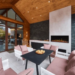 Touchstone Sideline Elite Outdoor 60-Inch Recessed/Wall Mounted Smart Electric Fireplace, No Heat (80049) -Dimplex Officials touchstone sideline elite outdoor 60 inch recessed wall mounted smart electric fireplace no heat 80049 80049 631361800499 29197468926046