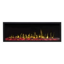Touchstone Sideline Elite Outdoor 60-Inch Recessed/Wall Mounted Smart Electric Fireplace, No Heat (80049) -Dimplex Officials touchstone sideline elite smart 60 inch weatherproof outdoor wifi enabled electric fireplace 80042 29094995132510