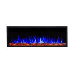 Touchstone Sideline Elite Outdoor 60-Inch Recessed/Wall Mounted Smart Electric Fireplace, No Heat (80049) -Dimplex Officials touchstone sideline elite smart 60 inch weatherproof outdoor wifi enabled electric fireplace 80042 29095060799582