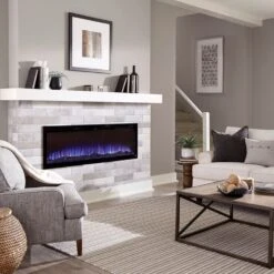 Touchstone Sideline Elite Smart Electric Fireplace (Alexa/Google Compatible) -Dimplex Officials touchstone sideline elite smart electric fireplace alexa google compatible 28830869061726