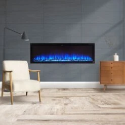 Touchstone Sideline Elite Smart Electric Fireplace (Alexa/Google Compatible) -Dimplex Officials touchstone sideline elite smart electric fireplace alexa google compatible 29404234580062
